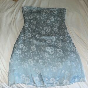 Princess Polly Blue Mini Flower Dress